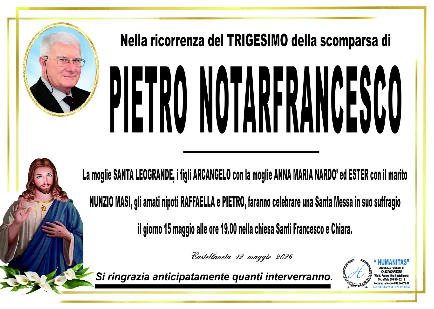 Manifesto di Pietro Notarfrancesco